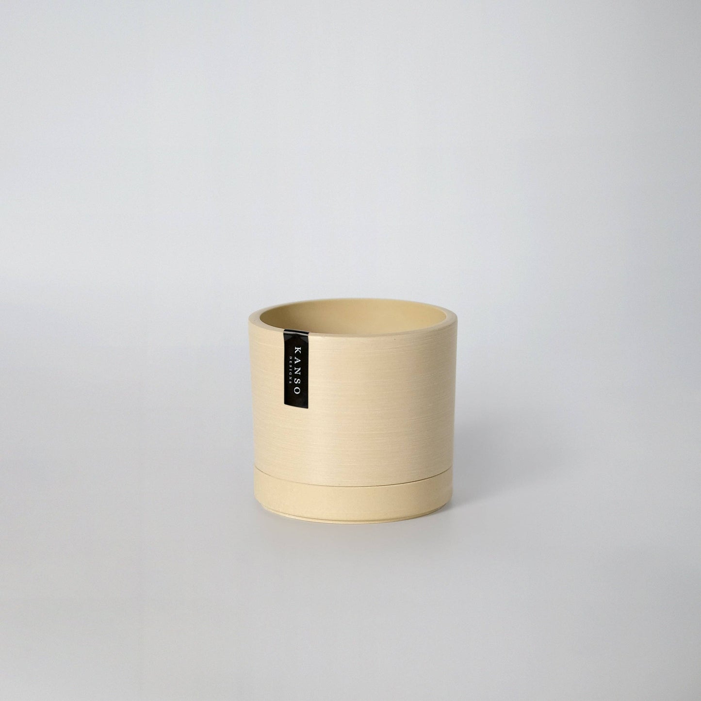 3.5" Earth Tone Mini Planters Tatami Sand