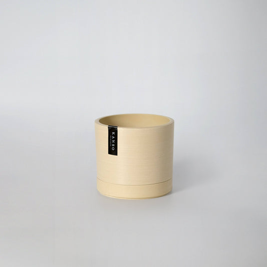 3.5" Earth Tone Mini Planters Tatami Sand